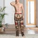 thumbnail image 2 of Balery Patriotic Deer Soldier Salute Pantalones de pijama para hombre, pijama ultraligero, pantalón de descanso-3X-Large, 2 of 6