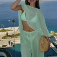 thumbnail image 6 of Womens Dressy Tops Poncho Chiffon Blouses, Asymmetrical Lightweight Flowy Shirt, Chiffon Cape Shawl and Wraps for Women, Soft Capelet for Evening Dress, Wedding Capes Cover-Up, 6 of 6