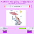 thumbnail image 3 of Marcadores de Alcohol HaPi.Pen 80 Colores Doble Punta con Estuche de Transporte, 3 of 6