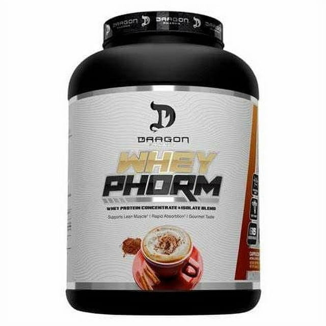 WHEY PHORM DRAGON PHARMA 5LB (60) SERV Capuchino