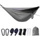 thumbnail image 1 of Hamaca de Camping con Red, Hamaca Portatil con Mosquitera, Hamaca de Paracaídas de Nailon Ligera con Carabineros, Correas y Bolsa para Jardín, Viajes al Aire Libre, Senderismo, Cámping, 1 of 4