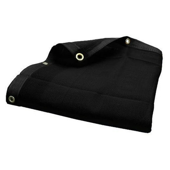 8'X20' (Black) Heavy Duty Mesh Tarp Net Sail Sun Shade Awning and Fence Screen Patio and Canopy Cover