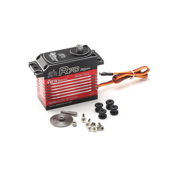 YIPINServo Digital Servo 70kg Metal Gear High Torque Waterproof Replacements for 1/5 Traxxas ARRMA KRATON BAJA RC Car Parts Robot Boat Helicopter