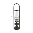 thumbnail image 4 of DecMode 5"W, 20"H Metal Farmhouse Candle Lantern, Black, 1 - Piece, 4 of 7