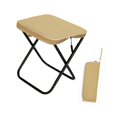 thumbnail image 4 of Almencla Camping Stool Adults Folding Practical for Train Trips Queuing Sports Events Khaki, 4 of 8