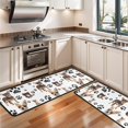thumbnail image 3 of Kitchen Rugs Sets Of 2,Chihuahua and Footprints Anti Fatigue Kitchen Mat Rugs Non Slip Washable,Decorative Kitchen Floor Mats for Kitchen,Sink,Laundry,17"x47"+17"x47", 3 of 5