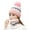 Pink, variant on Sarkoyar 2Pcs/Set Women Hat Neck Warmer Knitted Star Label Geometry Pattern Pompom Stretchy Ear Head Neck Protection Thickened Winter Thermal Beanie Cap Scarf Kit for Riding
