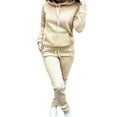 thumbnail image 2 of FINELOOK Women Hoodies Sports Cotton Tops Pants Sweatshirt Jogging Suit, 2 of 3