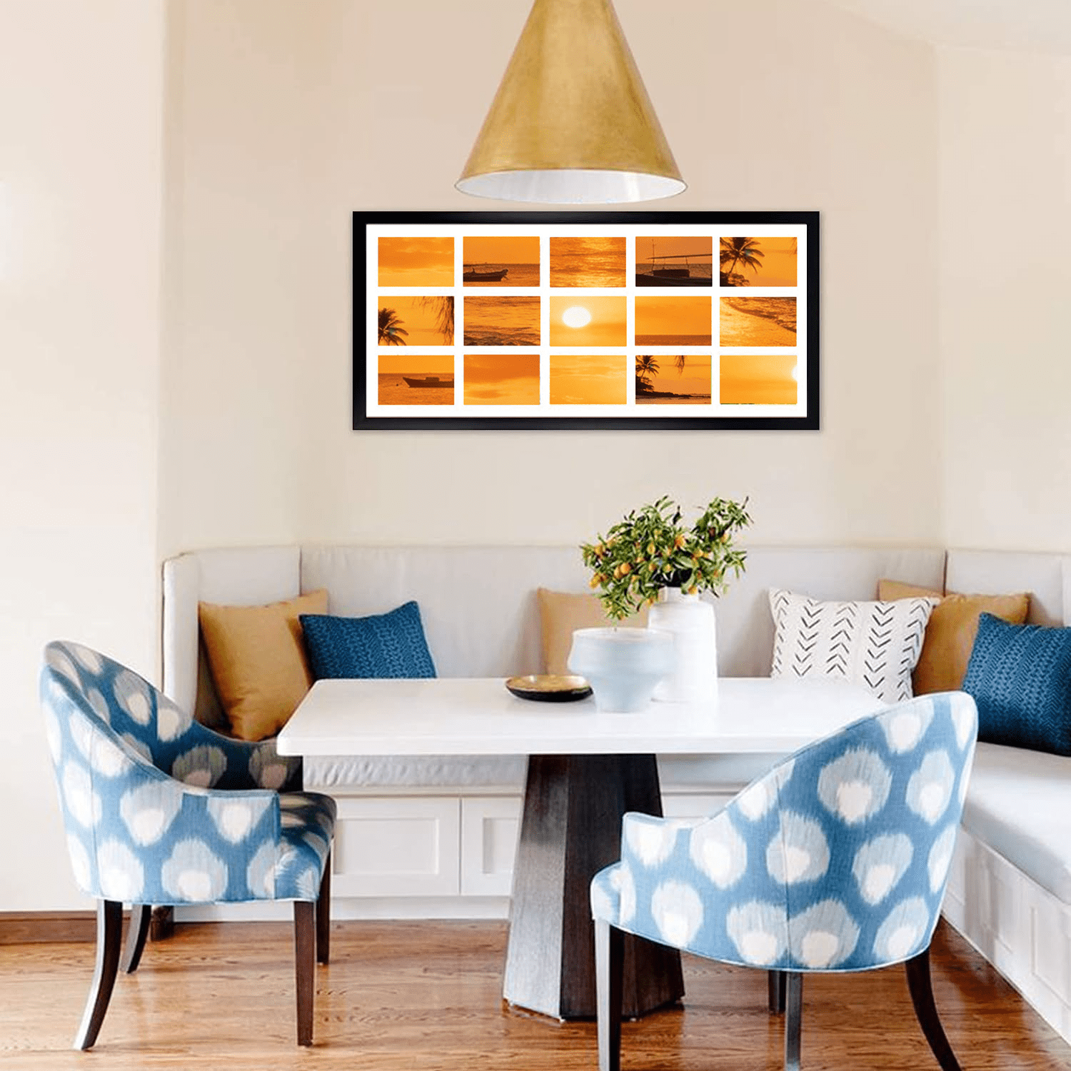 15 Opening 4x6 Collage Picture Frames Set of 2 for Wall Mounted