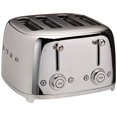 thumbnail image 2 of Smeg Grille-Pain Rétro des Années 50 Chrome 4x4, 2 of 5