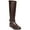 Dark Chocolate Leather, variant on Cole Haan Womens Cape Stretch Boot Leather Zipper Knee-High Boots