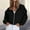 Black, variant on IMENGL Womens oversized solid color sweatshirts pullover, Red XL, Size M-2XL