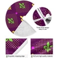 thumbnail image 2 of Coolnut Mardi Gras Christmas Tree Skirt Tree Skirt for Holiday Party Home Christmas Day Ornaments36", 2 of 6