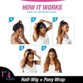 thumbnail image 6 of Sensationnel Half Wig N Pony Wrap Instant Up N Down UD 6 (T2/30), 6 of 15