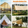 thumbnail image 6 of AYAMAYA Camping Tarp Poles,4-Section Telescoping Tent Poles,Portable Adjustable Heavy Duty Aluminum Rods with Pegs & Guylines for Tarp, Canopy & Awning, 6 of 6