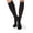Black, variant on Spencer Nylon Graduated Compression Socks, 3 Pairs Knee High Stockings 10-20mmHg for Men & Women Best Support for Athletic Running Cycling