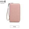 thumbnail image 1 of Womens RFID Blocking Wallets Leather Large Capacity Wallet Phone Holder Clutch Travel Purse Black, 1 of 3