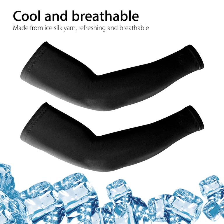 TiokMc 5 Pairs UV Protection Cooling Arm Sleeves, Multicolor photo 2