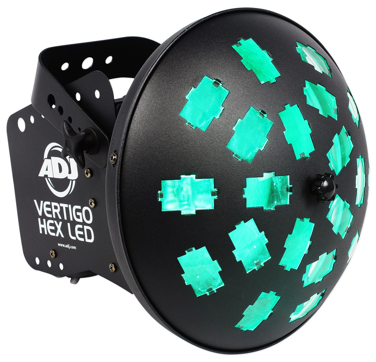 American DJ VERTIGO HEX LED 12 Watt 6-Color Dance Floor Effect Light+Fog Machine