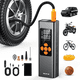 thumbnail image 1 of Inflador de Neumáticos NEXPOW, Bomba de Aire de 150 PSI con Manómetro, Compresor de Aire Inalámbrica con Doble Alimentación luz LED y Apagado para Motocicleta, Coches, Bicicletas y Balones, 1 of 8