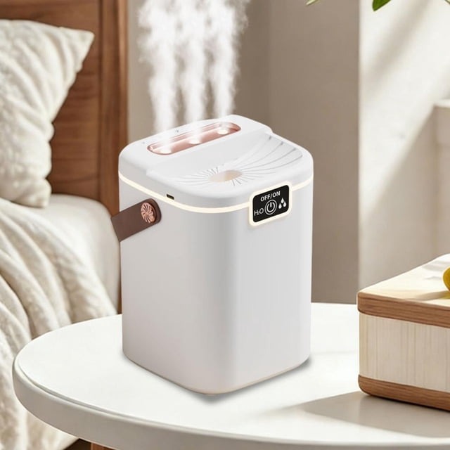 Smart Cool Mist Humidifier with Auto Humidity Control and Water Purification, Top-Fill Easy Clean Design, Ultra Quiet for Bedroom, Nursery, and Home Office