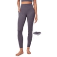 thumbnail image 1 of Leggins de compresión IUGA PowerTight para mujer, color gris hierro, 1 of 6