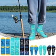thumbnail image 5 of Bocaoying 3 Pairs Novelty Fishing Socks for Men Funny Fish Themed Crew Socks Gifts for Dad, Grandpa Fishing Lover, 5 of 7