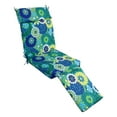 thumbnail image 4 of Blazing Needles  Steamer Deck Outdoor Lounger Cushion - 72 x 20 Westport Teal, 4 of 5