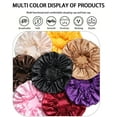 thumbnail image 5 of Yoyauz Satin Hat Sleep Hair Cap - Silk Hat, Suitable For Various Hairstyles, Equipped With Elastic Soft Band For Hair Care, 5 of 6