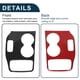 thumbnail image 5 of Cubierta de botón de palanca de cambios ABS Unique Bargains para Jeep Grand Cherokee 2014-2015, adhesivo decorativo para panel de consola interior, color negro de fibra de carbono, 5 of 6