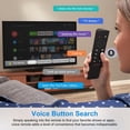 thumbnail image 3 of Voice Replacement Remote Control for NVIDIA Shield TV and NVIDIA Shield TV Pro Streaming Media Player 2015/2017/2019 All Models, 3 of 7