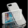 thumbnail image 2 of Case for iPhone SE 2022/2020, Transparent See-Thru Clear Flex Gel TPU Skin Slim Cover fits SE3, SE2, iPhone 8, iPhone 7, 2 of 5