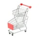 thumbnail image 3 of Mini carro de mano de supermercado de 2 niveles Sunnimix carrito de compras juguetes Rojo, 3 of 8