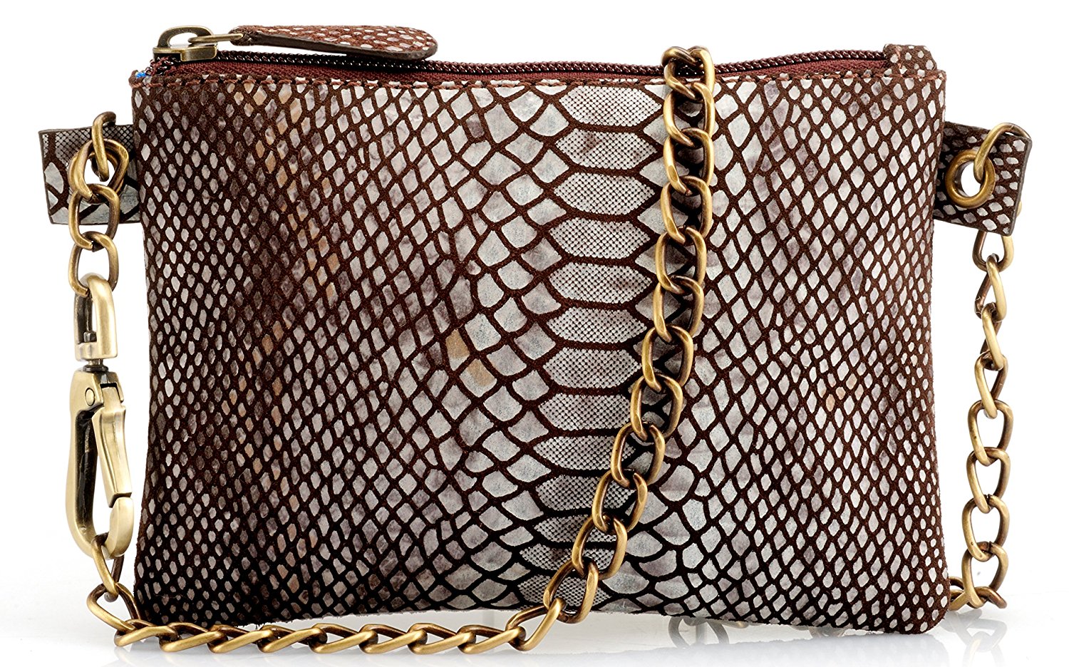 PR803 Phive Rivers Women/’s Crossbody Bag Dark Brown