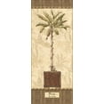 thumbnail image 2 of Audrey, Charlene 15x32 Gold Ornate Wood Framed with Double Matting Museum Art Print Titled - Botanical Palm IV, 2 of 4