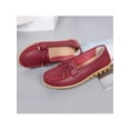 thumbnail image 4 of Fangasis Women Nursing Shoes Comfort Loafers Slip On Moccasins Kitchen Nonslip Boat Shoe Liquor 5, 4 of 8