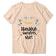 thumbnail image 2 of Puntoco Blusa de manga corta con estampado de moda para mujer, divertida camiseta de cuello redondo, 2 of 3