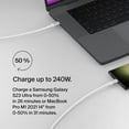 thumbnail image 3 of Cable de alimentación USB-C a USB-C Belkin BoostCharge de 1 m, blanco, 3 of 8
