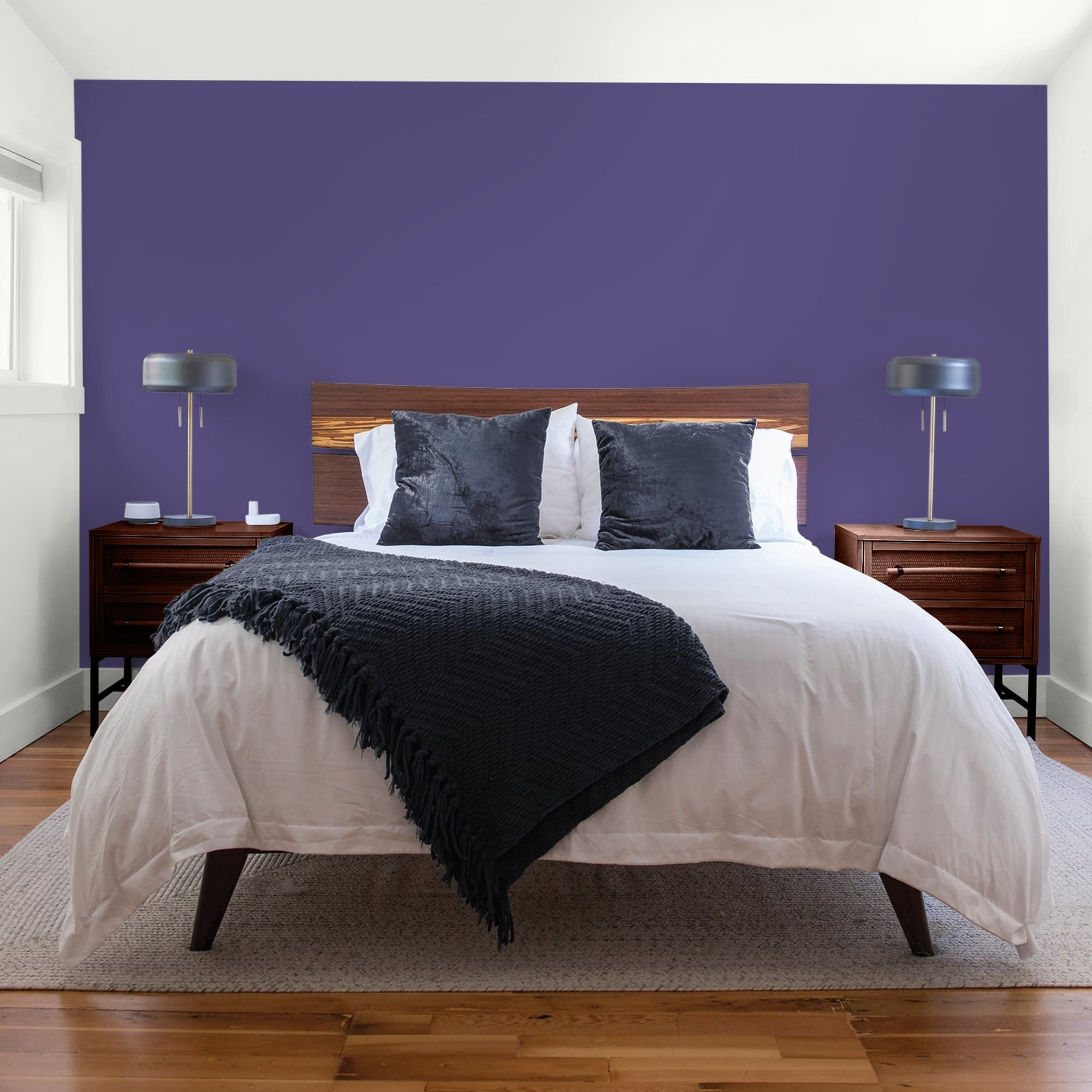 Glidden High Endurance Plus Imperial Purple Flat Interior Paint and Primer, 1 Gallon
