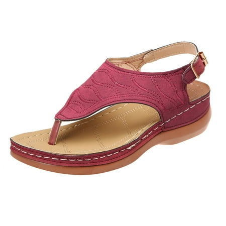 

IKemiter Flip Flops for Women Summer Casual Comfortable Wedge Sandals