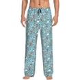 thumbnail image 2 of Picia Funny Cartoon Animals Mens Soft Woven Cotton Elastic Waistband Sleep Pajama Pant Lounge Sleep Pant With Pockets And Drawstring-Medium, 2 of 9