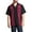Burgundy/Black, variant on G-Style USA Men's Two Tone Retro Button Down Bowling Shirts