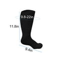 thumbnail image 2 of Luxtrada 3 Pairs Unisex Breathable Diabetic Socks,Extra Wide Non Slip Diabetic Socks Non-Binding Extra Wide Neuropathy Socks (Black&Gray&White), 2 of 6