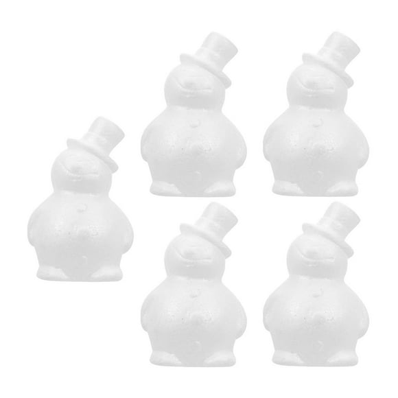 Langgg Unique Christmas Snowman Models Foam Balls DIY Decorations Fun Winter Crafts For Kids And Adults