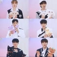 thumbnail image 4 of Kpop ATEEZ X ANITEEZ Plush Keyring 10cm Stuffed Doll Toys, 4 of 5