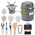 thumbnail image 1 of Iodue Cutter Outdoor Supplies Picnic Grill Portable Folding Set Pot Camping Cookware Set Pot, 1 of 4