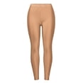 thumbnail image 6 of Hurxie Women's Shiny Satin Glossy High Waist Sport Fitness Training Yoga Pants Solid Tights Legging Khaki,Free Size, 6 of 6