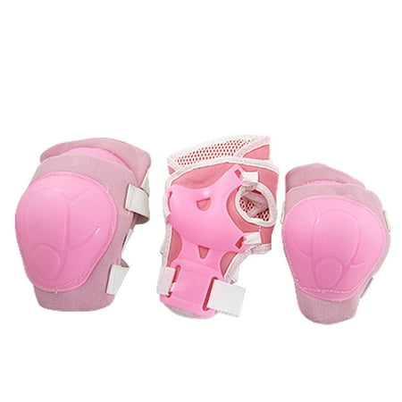 - Skating Sports Gear Wrist Guard Elbow Knee Pads Set For Little Girls