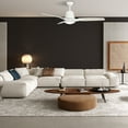 thumbnail image 5 of Smaair 52" 3 Blade White Smart Ceiling Fan with Wall Control and Light, 5 of 9
