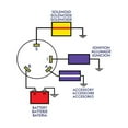 thumbnail image 2 of Sierra Marine Ignition Switch MP41040 Marine Series; Universal; With 4 Wire Connection; Dash Mount, 2 of 2